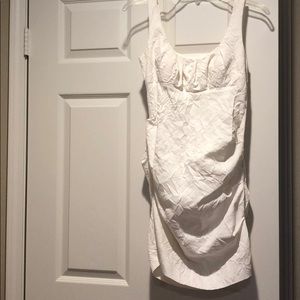 Nicole Miller White Mini Dress